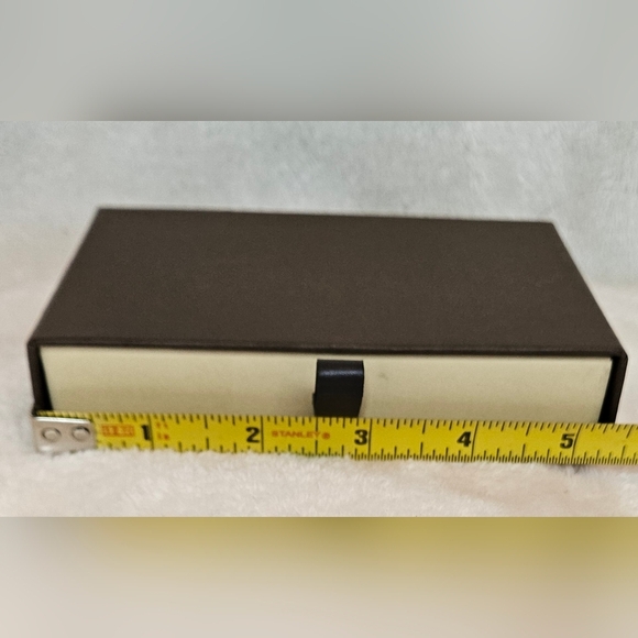 Louis Vuitton Brown Pull Out Drawer Gift Box Original Medium Belt Wallet Jewelry - Picture 9 of 9